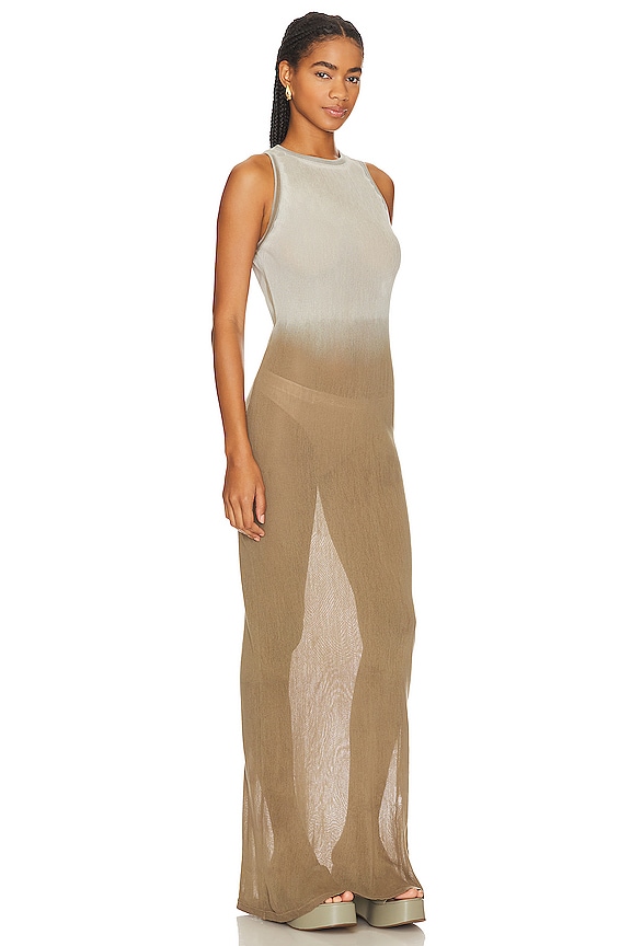 view 2 of 3 the Rio Maxi Dress in Chai Cast