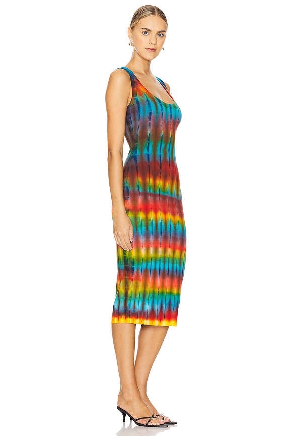 view 2 of 3 VESTIDO MIDI VERONA in Prismatic Tie Dye