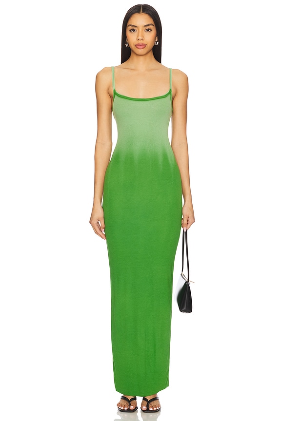 view 1 of 3 Verona Spaghetti Maxi Dress in Emerald Cast