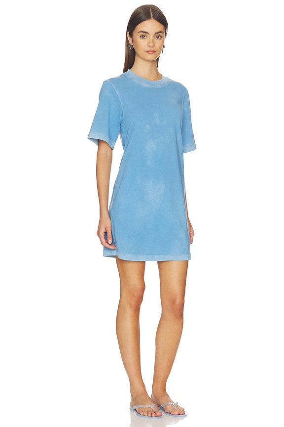 view 2 of 3 The Tokyo Mini Dress in Vintage Azure Blue