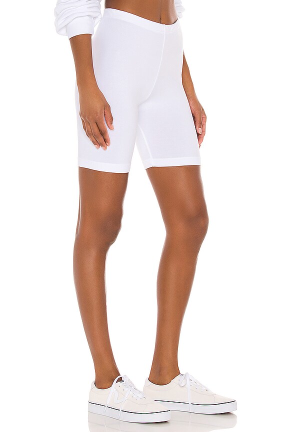view 2 of 4 The Milan Biker Short in White