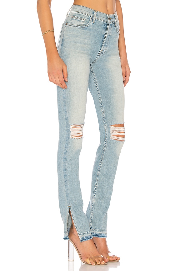 view 2 of 4 High Split Jean in Light Vintage