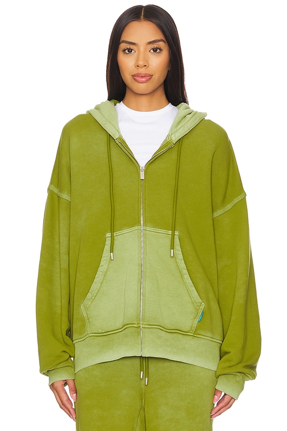 view 2 of 5 Boston Zip Hoodie in Vintage Matcha