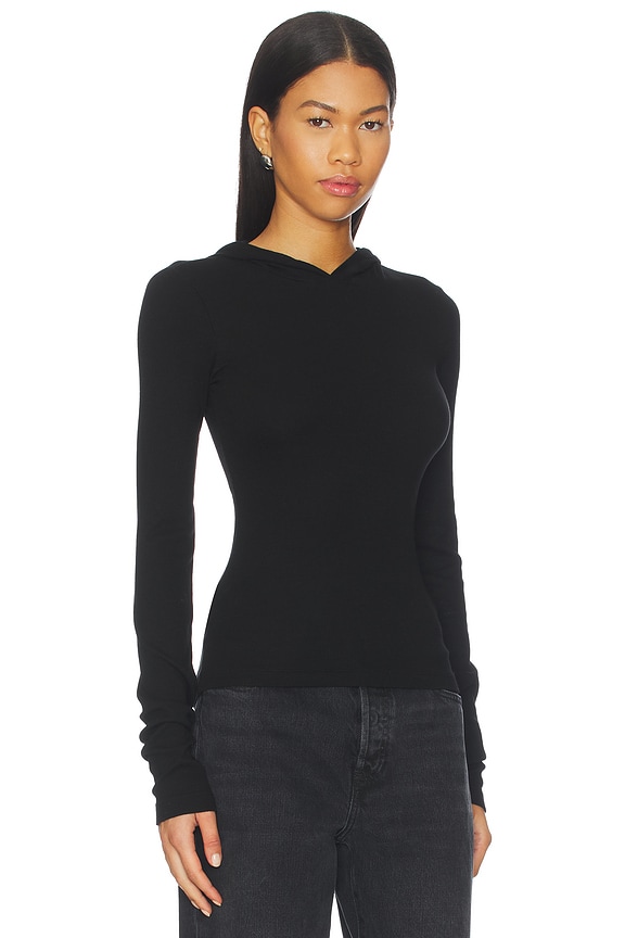 view 2 of 4 Verona Hoodie Shirt in Jet Black