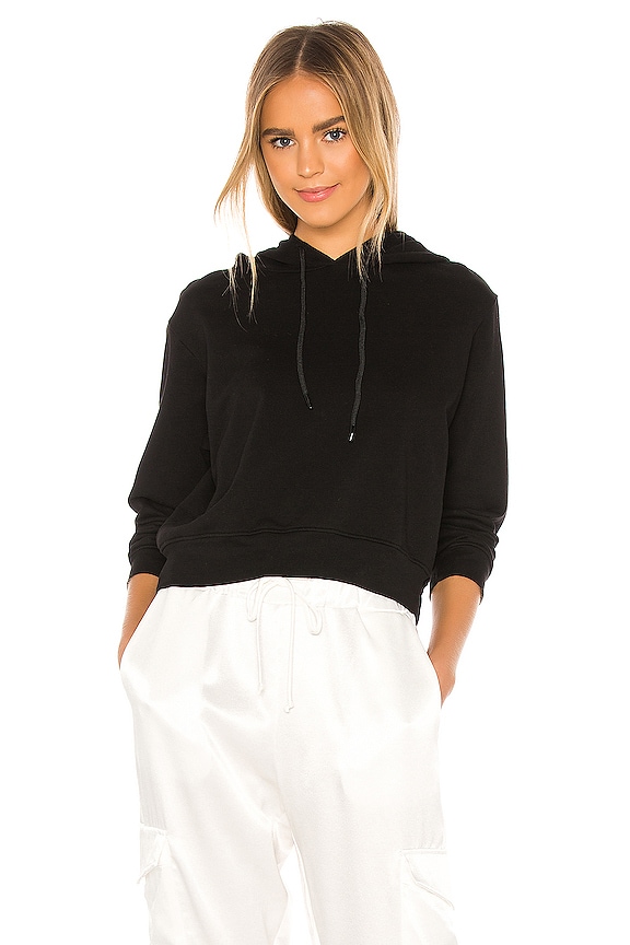 view 1 of 4 SWEAT À CAPUCHE MILAN in Jet Black