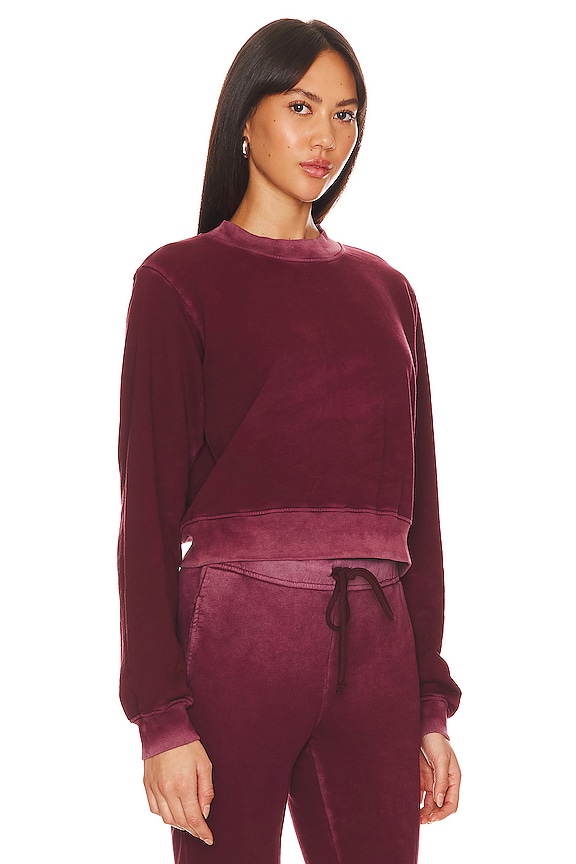 view 2 of 4 Milan Crew in Vintage Mulberry