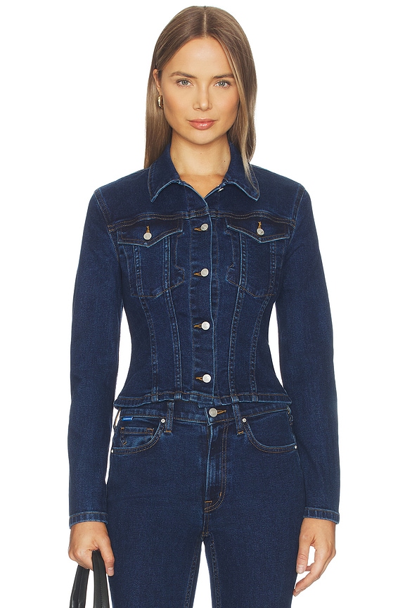 view 1 of 5 The Slim Trucker Jacket in Grand