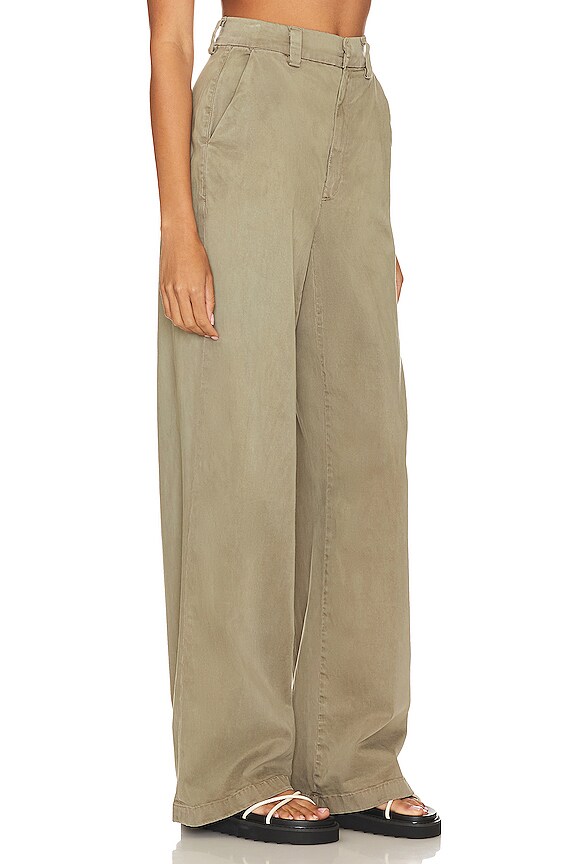 view 2 of 4 London Stretch Sateen Pant in Chai Cast
