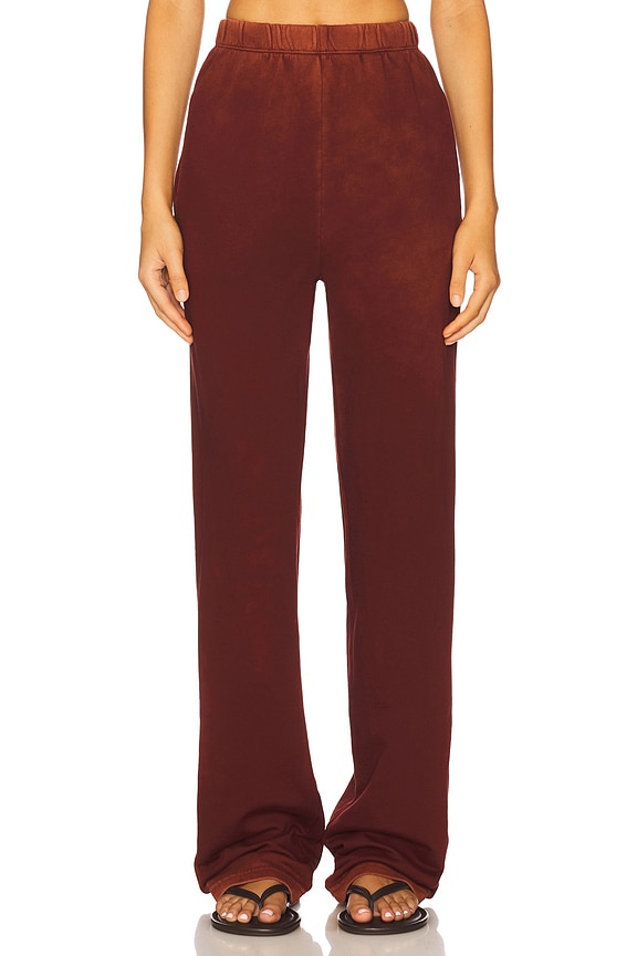 view 1 of 6 PANTALON SWEAT ROMA in Vintage Red Wine