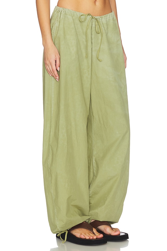 view 2 of 6 PANTALÓN CORDÓN THE SANTORINI in Vintage Honeydew