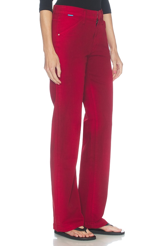 view 2 of 6 The Madrid Trouser in Aged Cherry