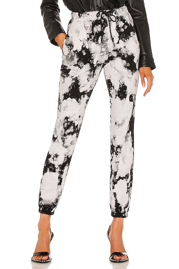 COTTON CITIZEN Milan Sweatpant in Graphite Splatter REVOLVE