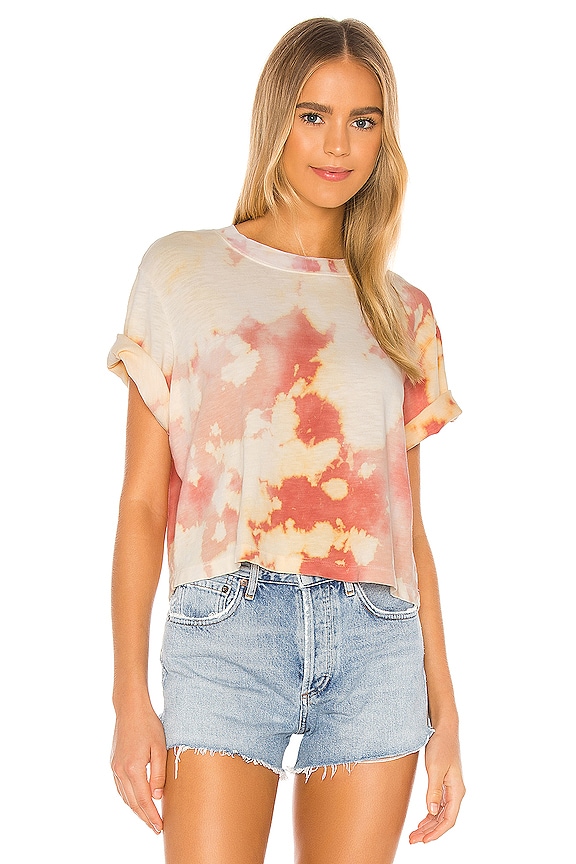 view 1 of 4 Tokyo Crop Tee in Dahlia Blast