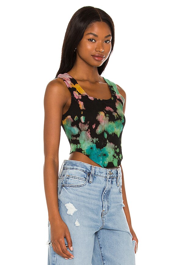 view 2 of 4 x REVOLVE Ibiza Square Neck Tank in Chromatic Blast