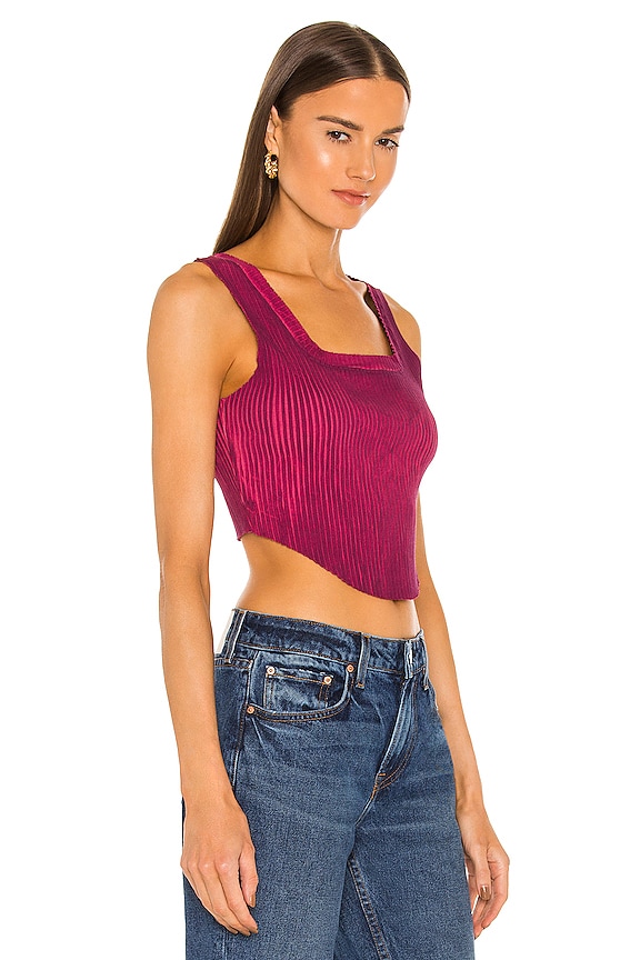 view 2 of 4 x REVOLVE Ibiza Square Neck Tank in Orchid Mix