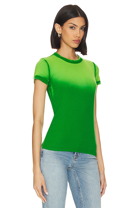 view 2 of 4 The Verona Tee in Clover Cast