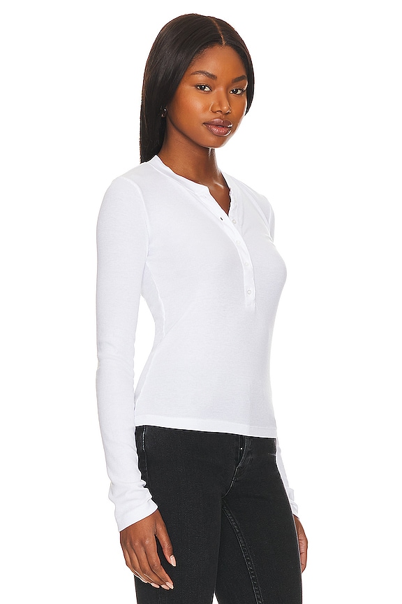 view 2 of 4 Verona Henley Shirt in White