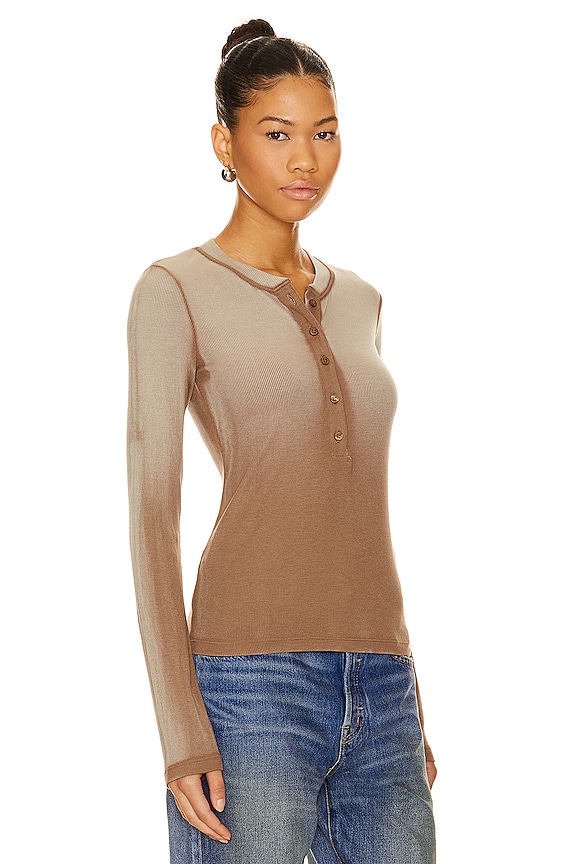 view 2 of 4 Verona Henley in Camel Cast