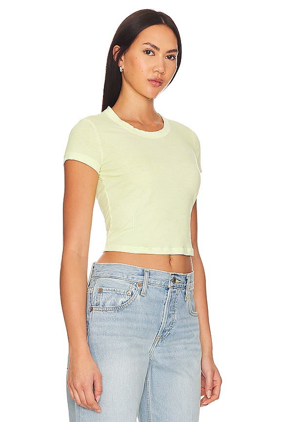 view 2 of 4 The Standard Baby Tee in Vintage Lemon