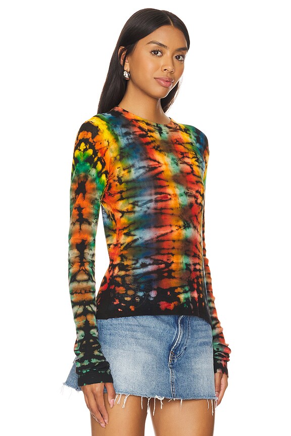 view 2 of 4 TOP MANGA LARGA RIO in Caribbean Tie Dye