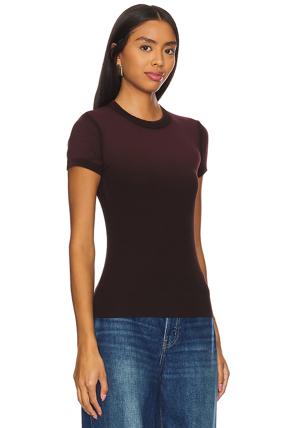 view 2 of 4 Verona Tee in Eggplant Cast