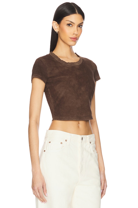 view 2 of 4 The Standard Baby Tee in Vintage Chocolate