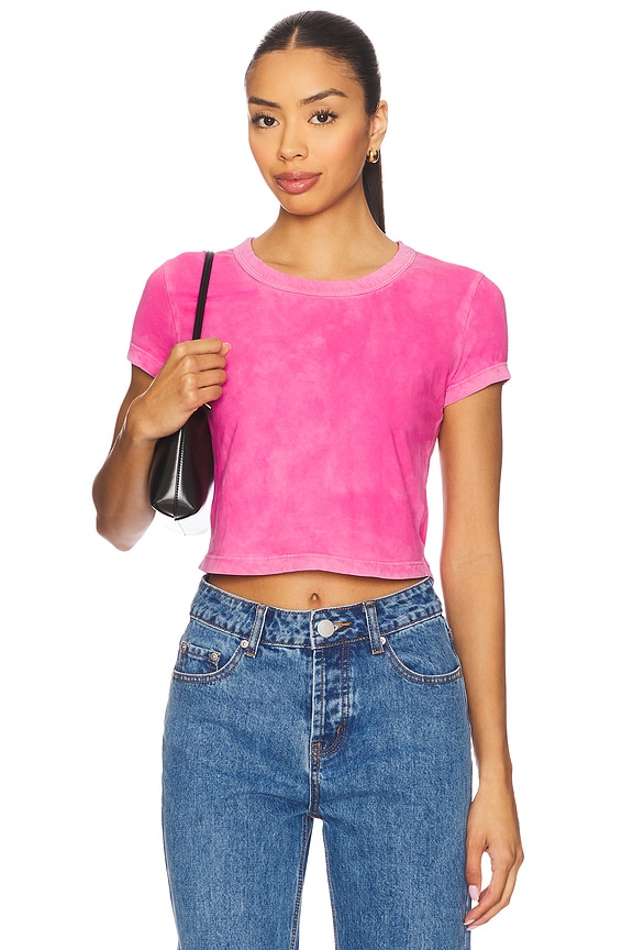 view 1 of 4 The Standard Baby Tee in Vintage Cerise