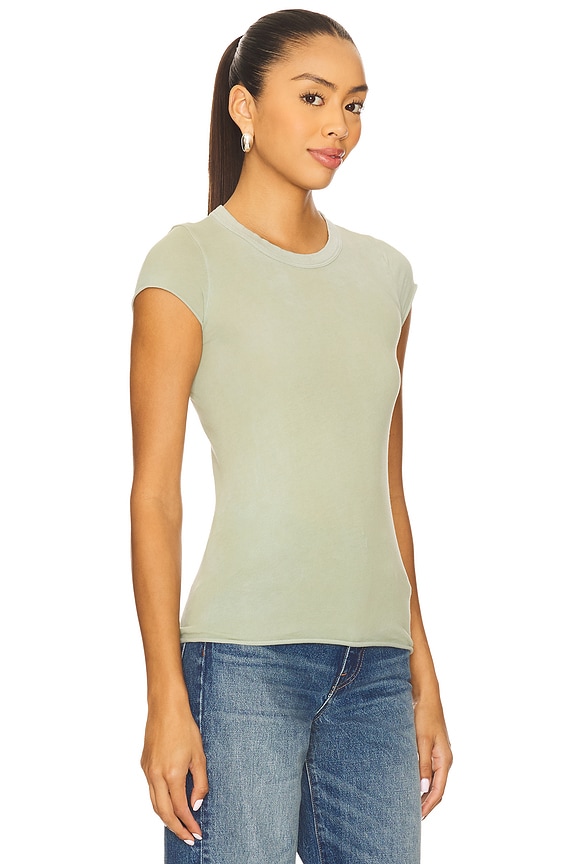 view 2 of 4 Marbella Cap Sleeve Tee in Vintage Pistachio