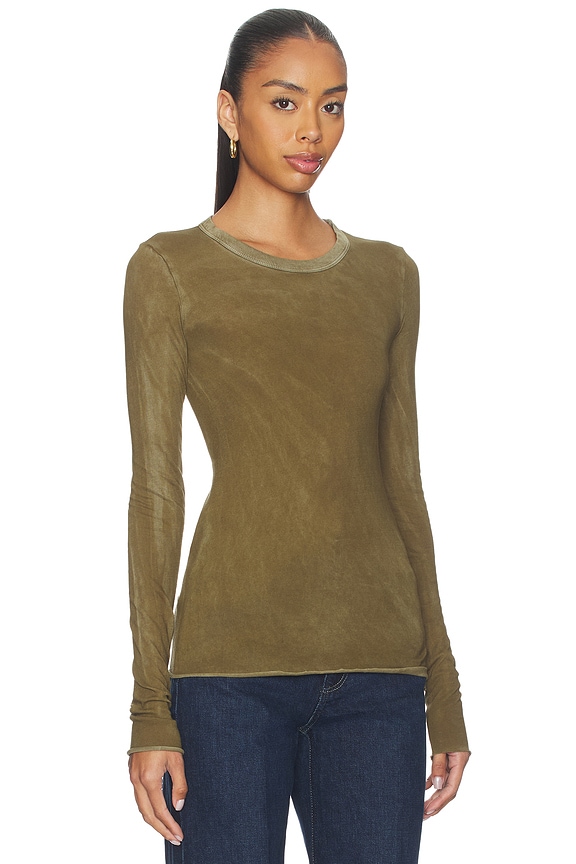 view 2 of 4 Marbella Long Sleeve in Vintage Fern