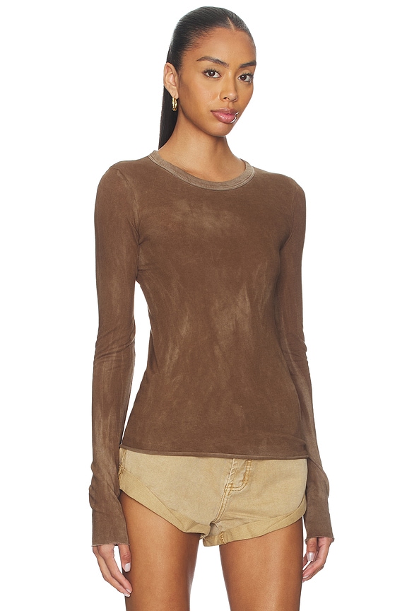 view 2 of 4 T-SHIRT MANCHES LONGUES MARBELLA in Vintage Hazelnut