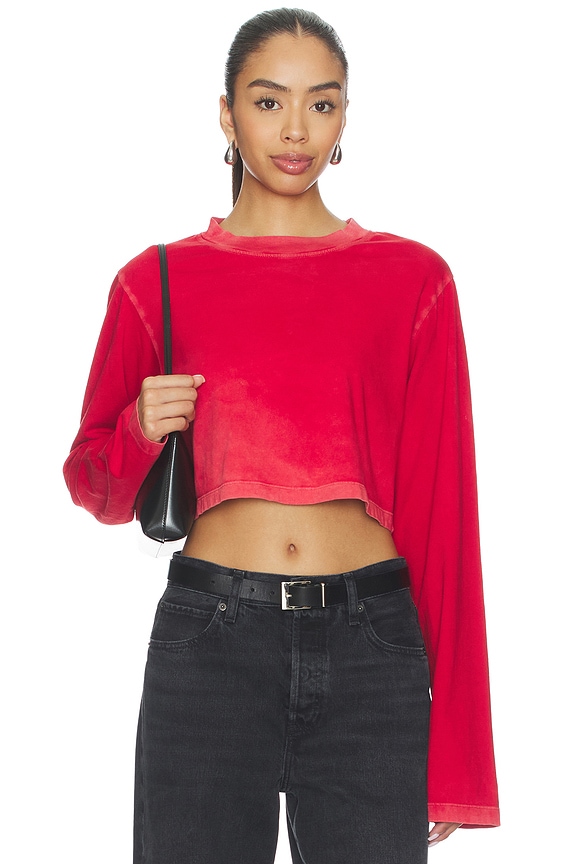 view 1 of 4 The Tokyo Crop Shirt in Vintage Apple