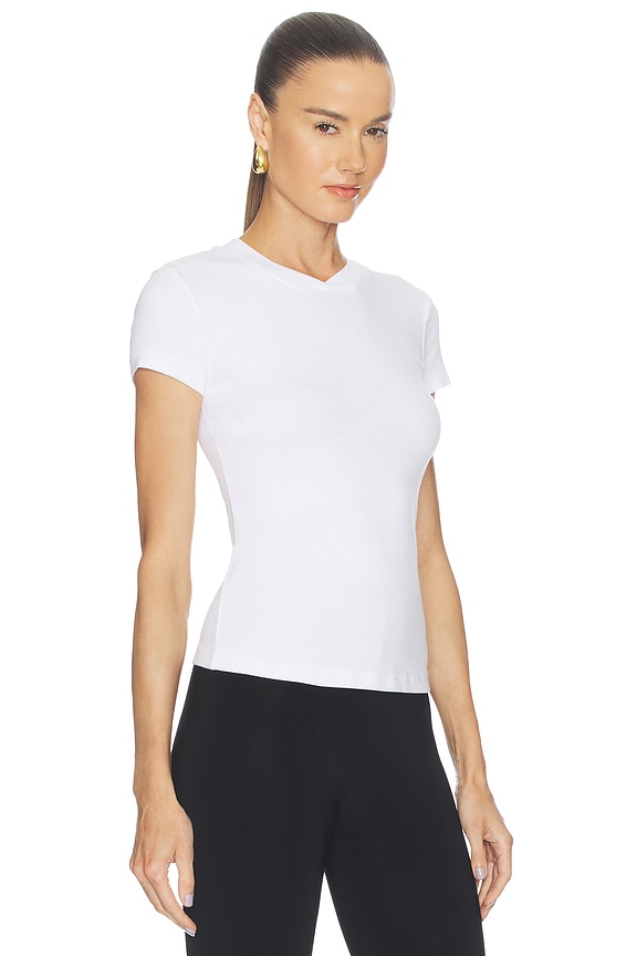 view 2 of 4 CAMISETA CUELLO PICO THE SEOUL in White