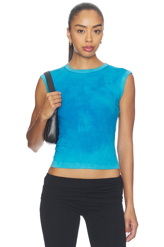 view 1 of 4 The Seoul Muscle Tee in Vintage Topaz