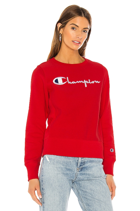 view 2 of 4 Logo Sweatshirt in Red Spark