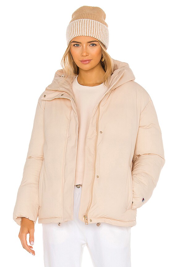 view 1 of 4 Puffer Jacket in Blushing Peach
