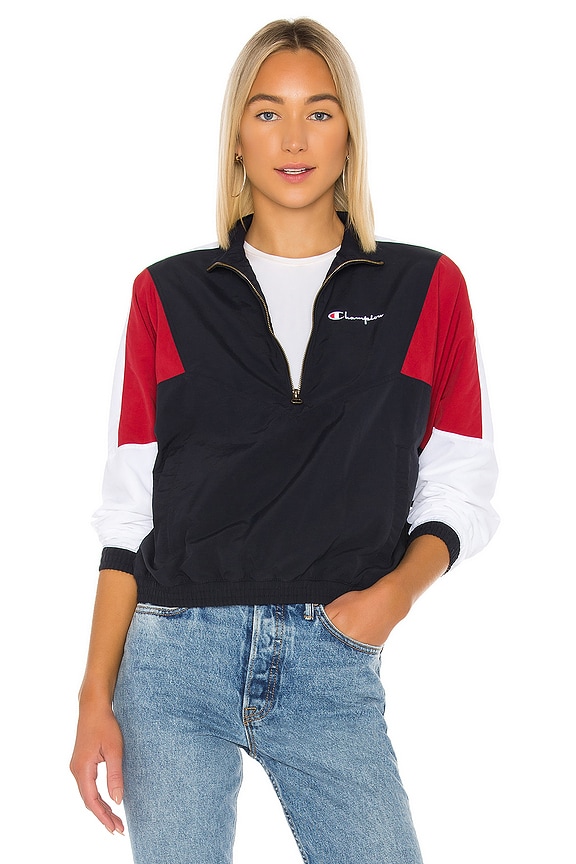 view 1 of 4 Half Zip Windbreaker in Navy