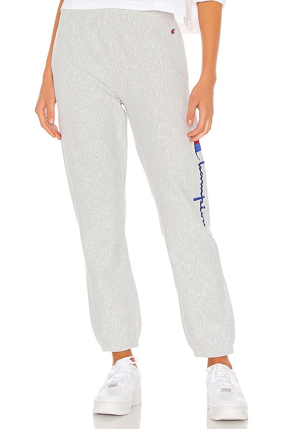 view 2 of 5 Reverse Weave Elastic Cuff Pant in Oxford Gray