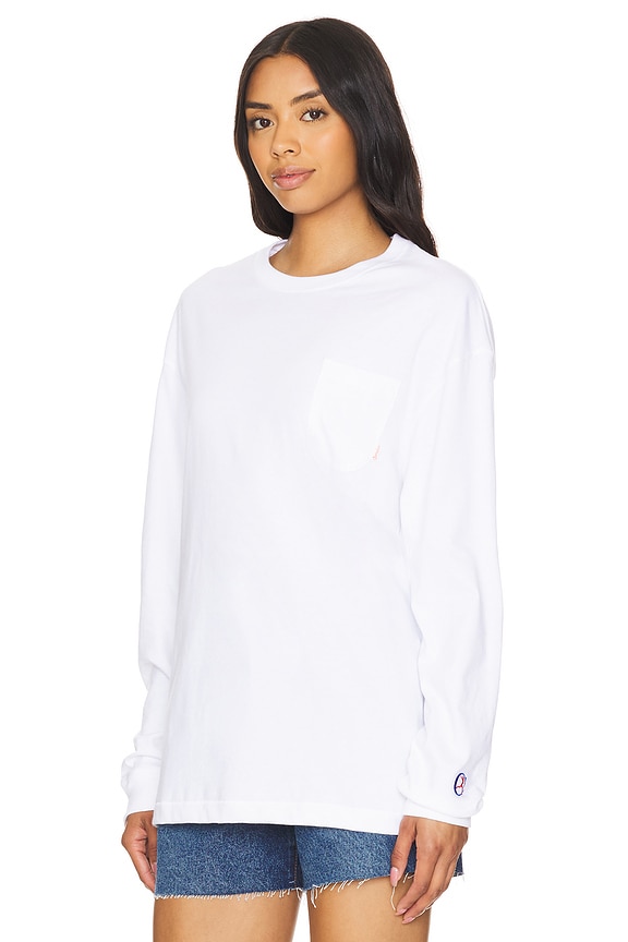 view 2 of 5 Pocket Tee in White