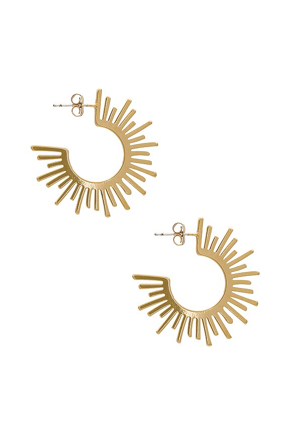 view 2 of 2 AGENDA イヤリング in Yellow Gold