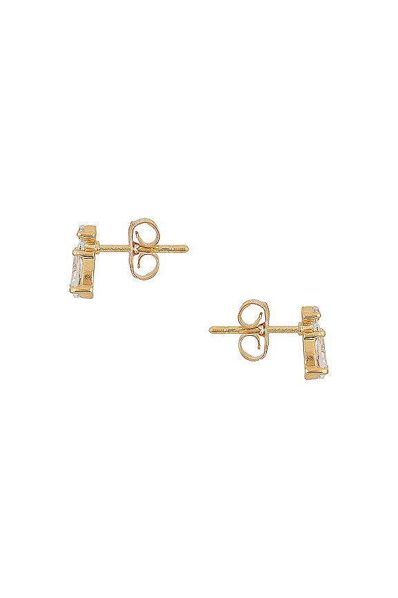 view 2 of 2 BOUCLES D'OREILLES PLATT in Gold