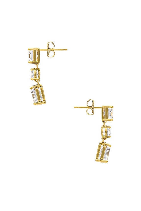 view 2 of 2 PENDIENTES ANDY in Yellow Gold