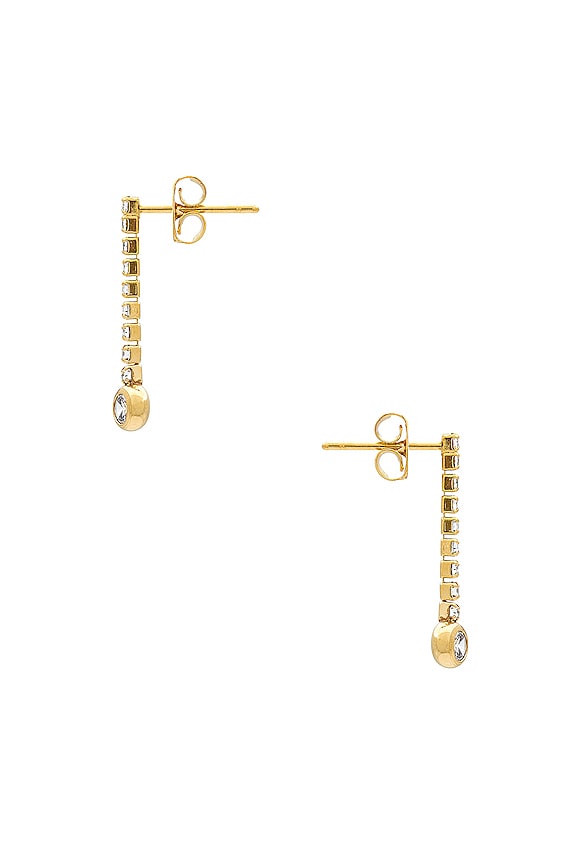 view 2 of 2 PENDIENTES DEVON in Yellow Gold