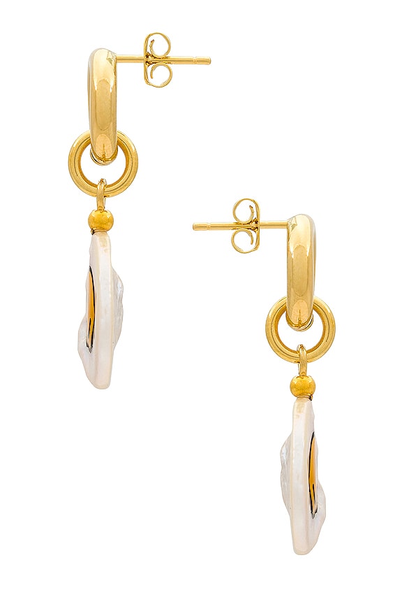 view 2 of 2 BOUCLES D'OREILLES SMILEY MANIA in Yellow Smiley