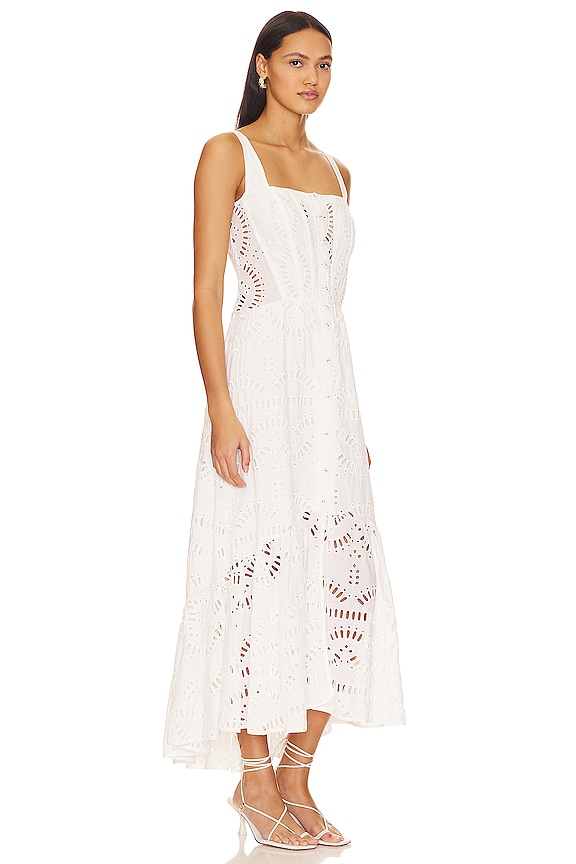 view 2 of 3 MAXIVESTIDO NISSY in White Samoa