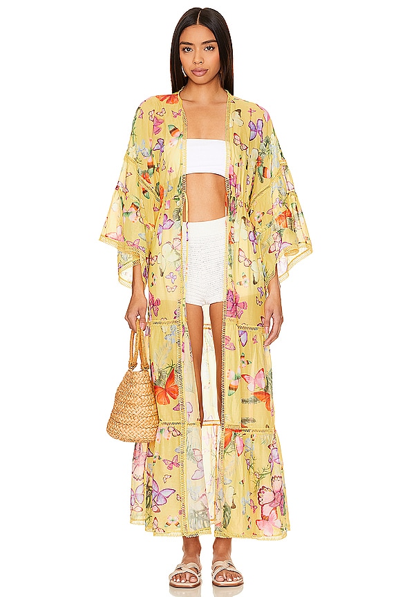 view 2 of 4 Gerba Caftan in Yellow Borbo