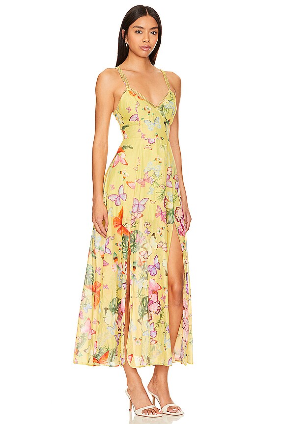 view 2 of 3 Iraso Dress in Yellow Borbo
