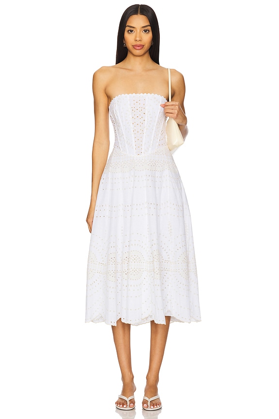 view 1 of 3 Iris Long Dress in Ivory Nelm in Ivory Nel?m