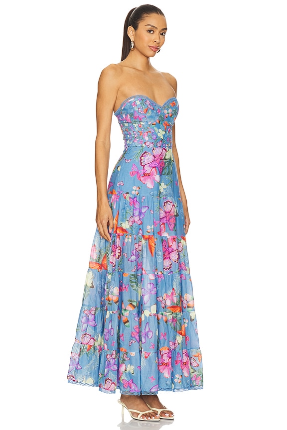 view 2 of 3 VESTIDO LARGO DANNY in Blue