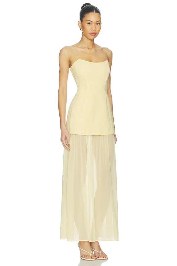 view 2 of 3 VESTIDO MAUI in Yellow Bliss