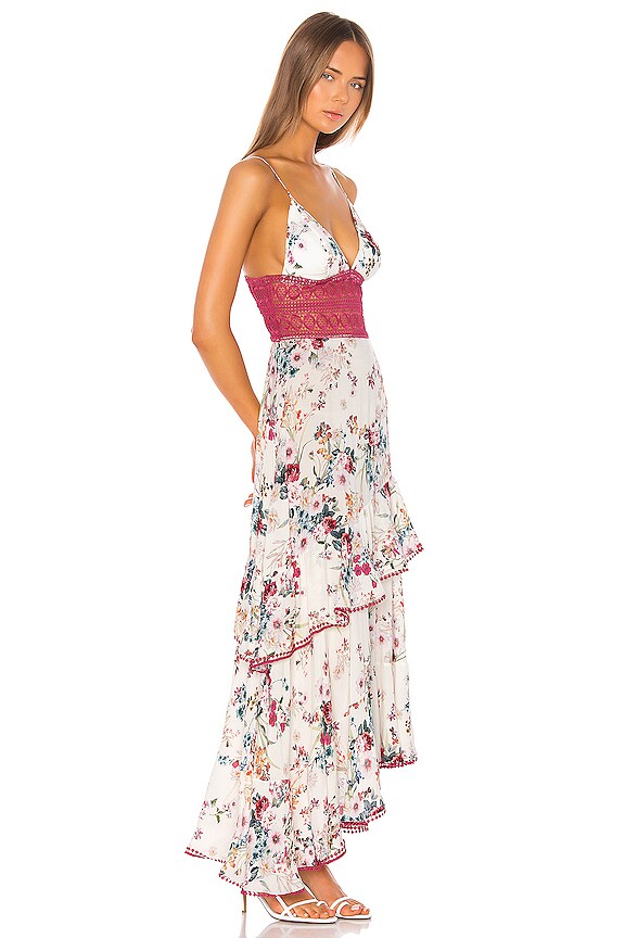 view 2 of 3 ROBE À FLEURS NOA in White Floral Print